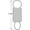 Prime-Line Single Loop Closed Extension Spring with 0.028 in. Diameter, 7/16 in SP 9659 - alternate 2